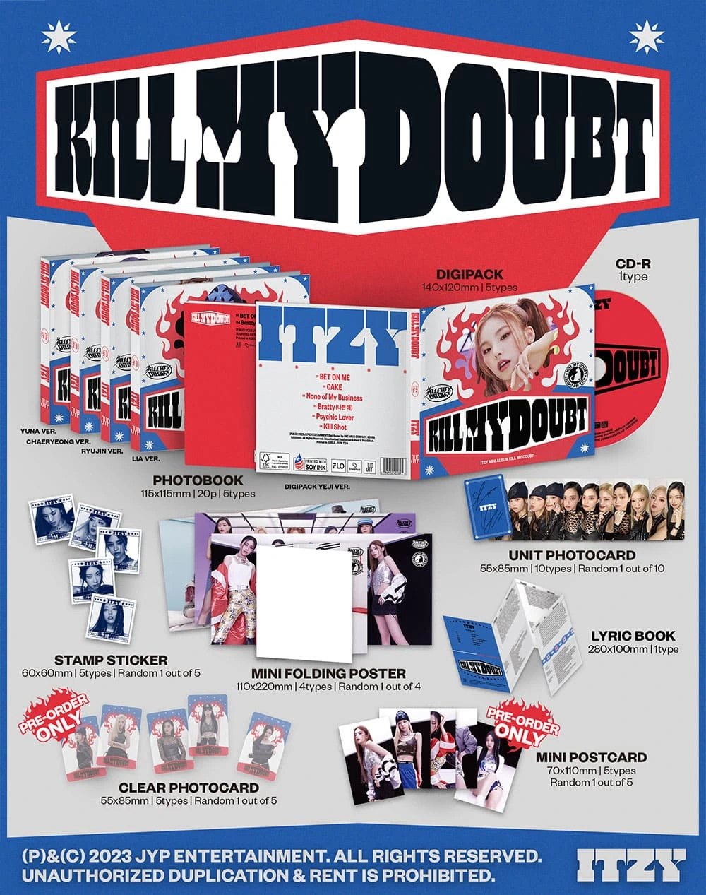 ITZY - [KILL MY DOUBT] DIGIPACK — 2