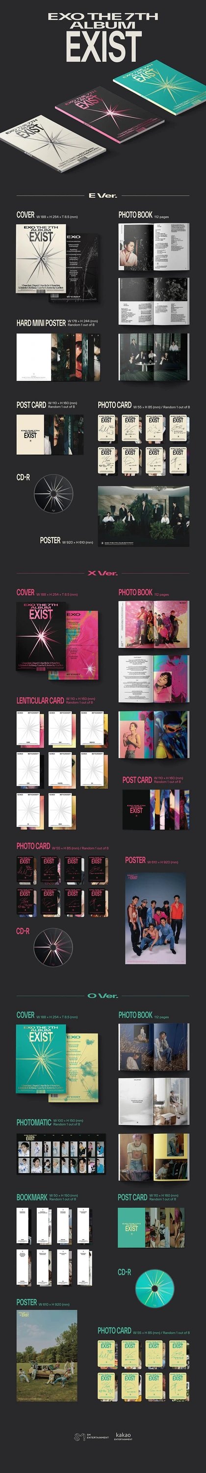 EXO - 7TH ALBUM [EXIST] PHOTOBOOK Ver. — 2
