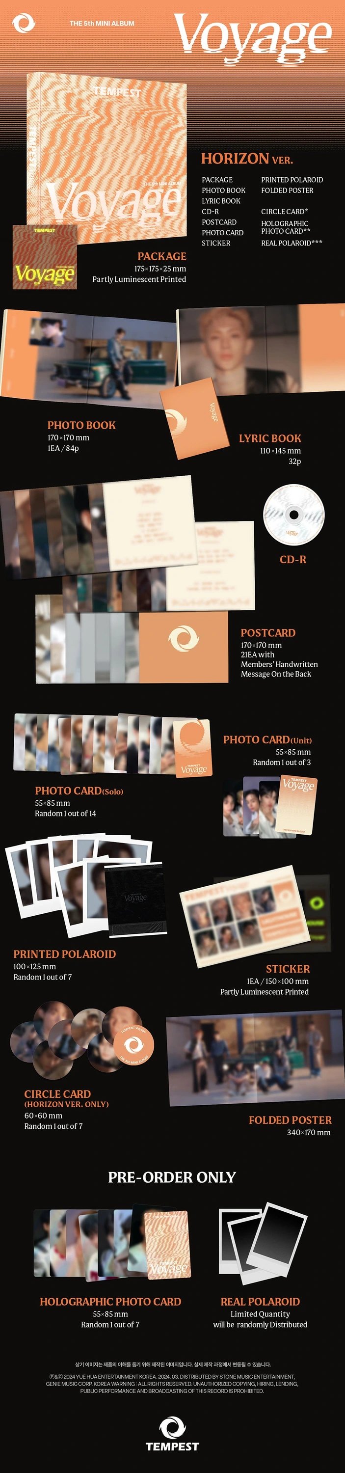 TEMPEST - THE 5TH MINI ALBUM [TEMPEST Voyage] — 2