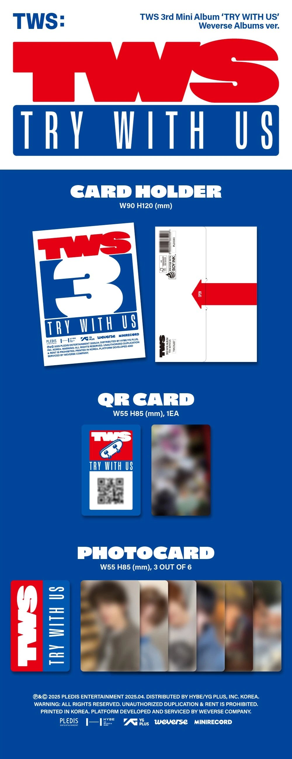 TWS - 3rd Mini Album [TRY WITH US] Weverse Albums Ver. — 2