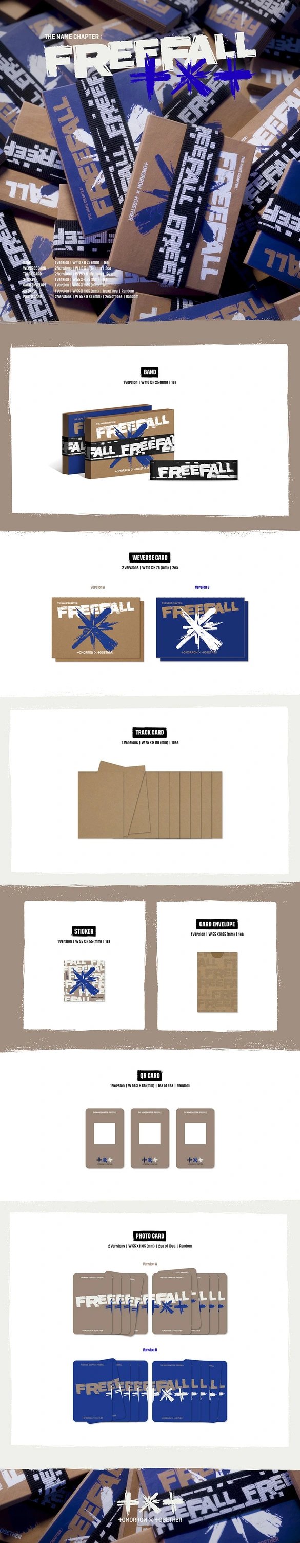TXT - [THE NAME CHAPTER : FREEFALL] Weverse Albums ver. — 2