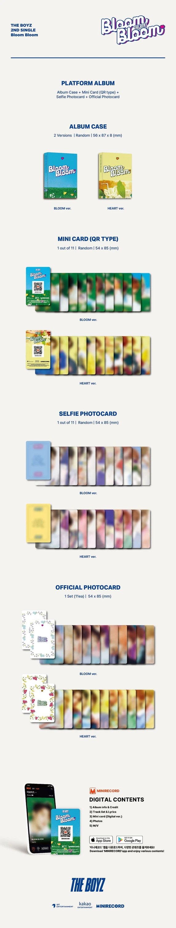 THE BOYZ - 2ND SINGLE ALBUM [Bloom Bloom] PLATFORM Ver. — 2