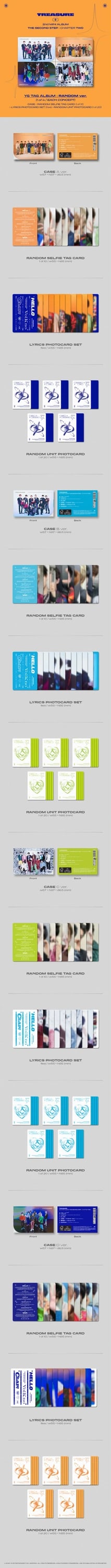 TREASURE - 2ND MINI ALBUM [THE SECOND STEP : CHAPTER TWO] YG TAG ALBUM — 2