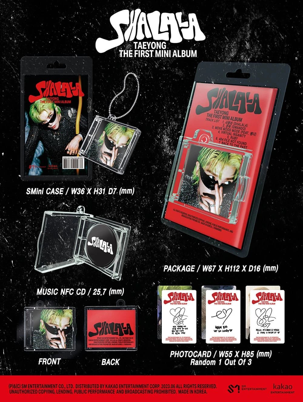 TAEYONG - THE 1ST MINI ALBUM [SHALALA] SMini Ver. — 2