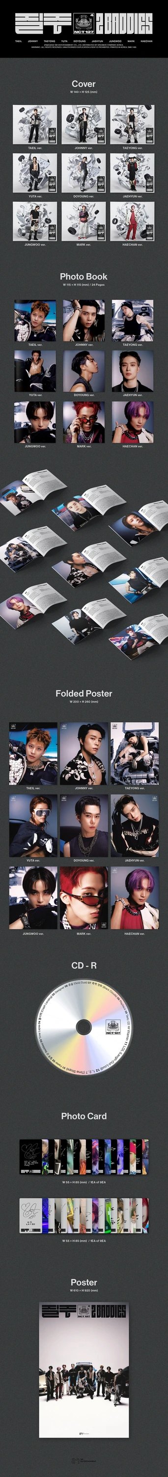 NCT 127 - 4TH ALBUM [질주(2 BADDIES)] Digipack Ver. — 2
