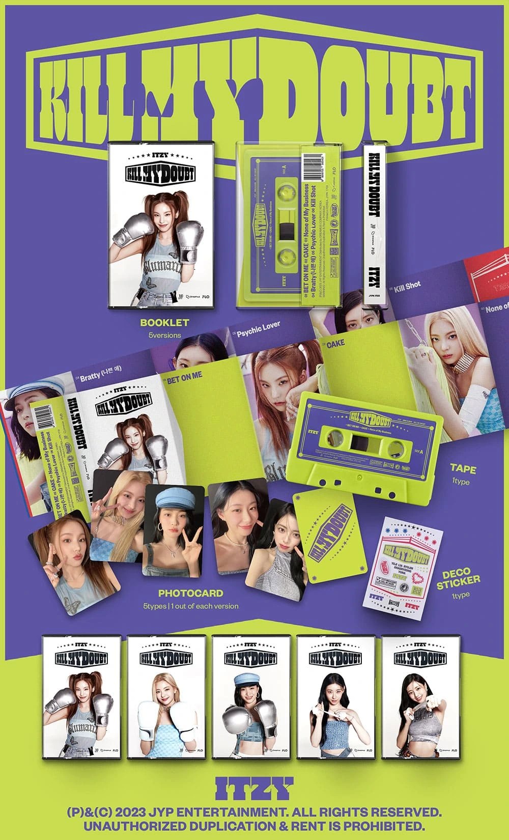 ITZY - [KILL MY DOUBT] CASSETTE — 2