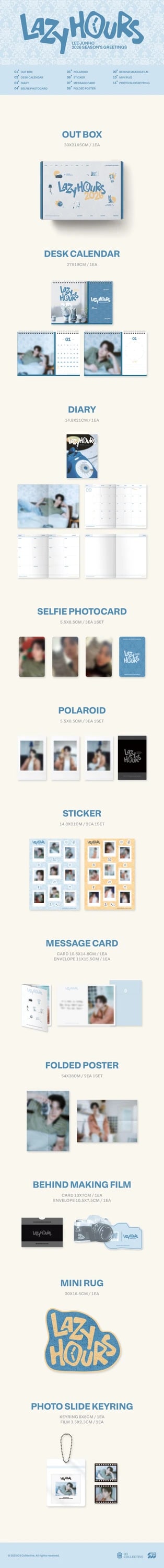 LEE JUNHO - 2026 SEASON'S GREETINGS [LAZY HOURS] — 2
