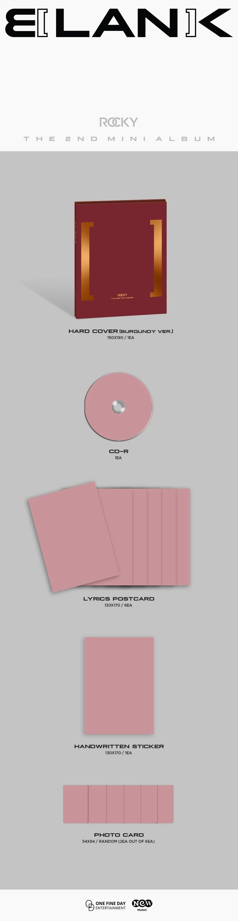 ROCKY - 2nd Mini Album [BLANK] — 2