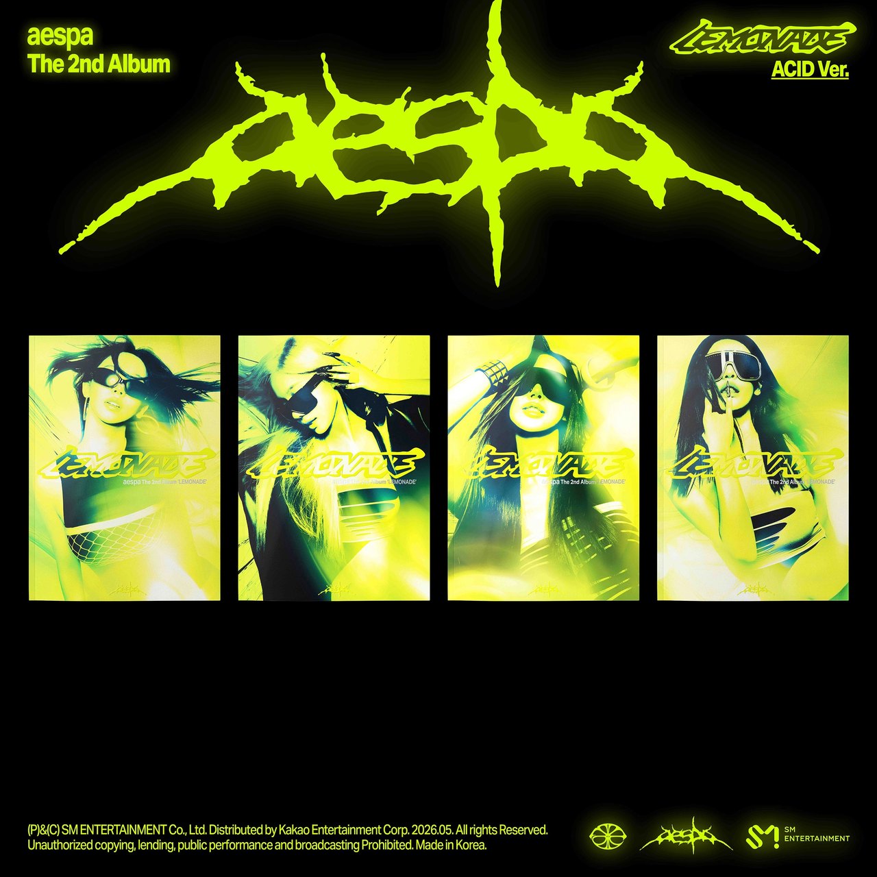 aespa - 2nd Album [LEMONADE] ACID Ver.