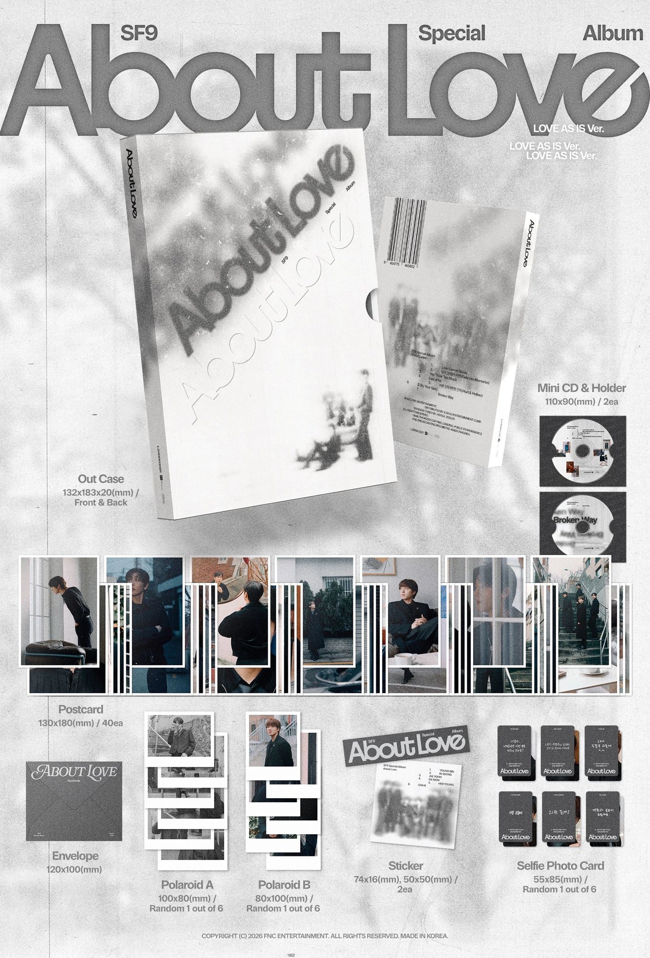SF9 - Special Album [About Love] LOVE AS IS Ver. — 2