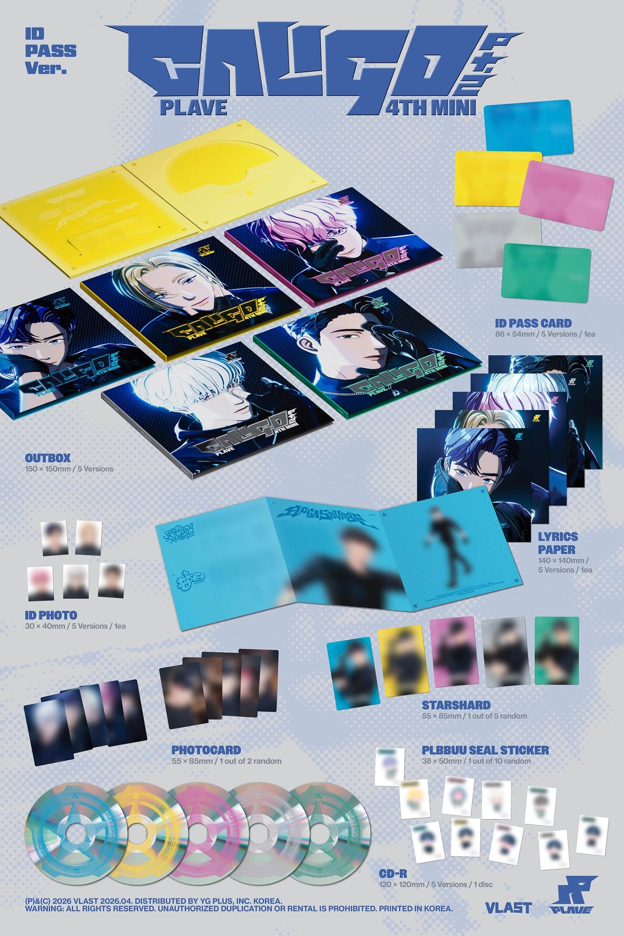 PLAVE - 4th Mini Album [Caligo Pt.2] ID PASS Ver. — 2