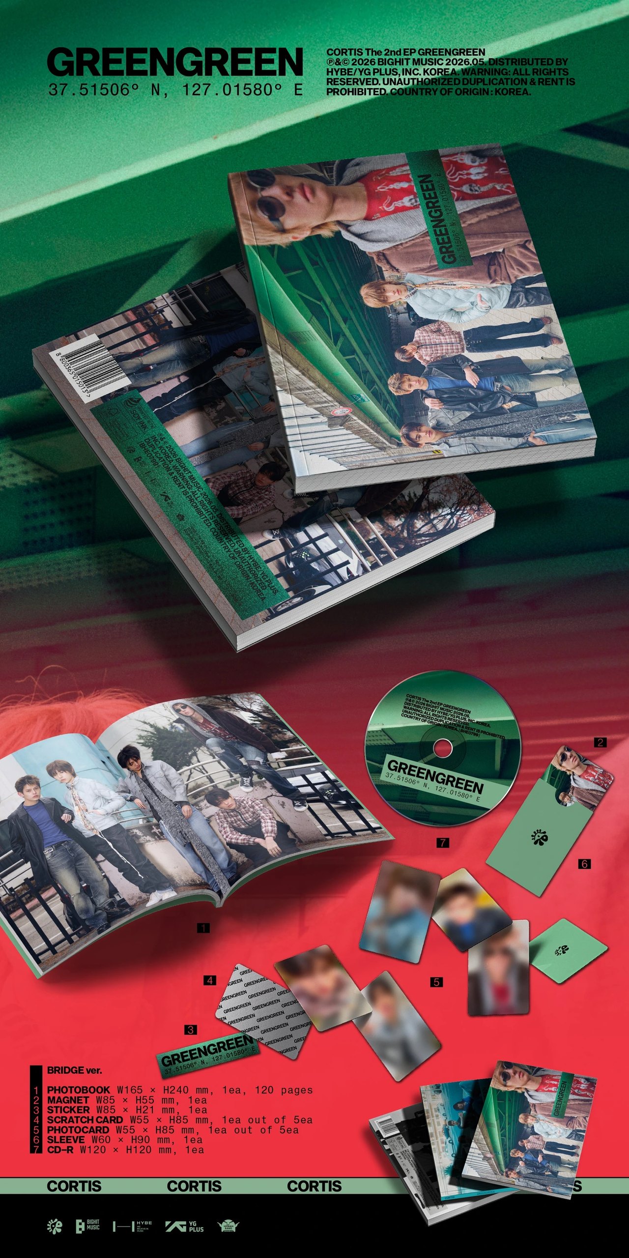 CORTIS - 2nd EP [GREENGREEN] Standard Ver. — 2