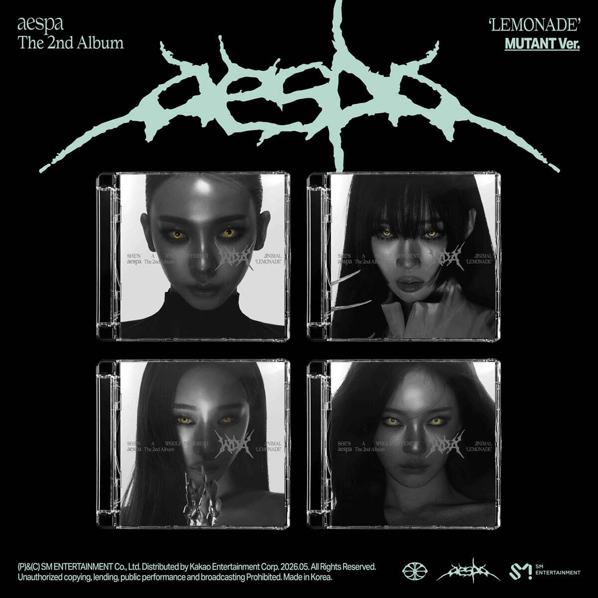 aespa - 2nd Album [LEMONADE] MUTANT Ver.