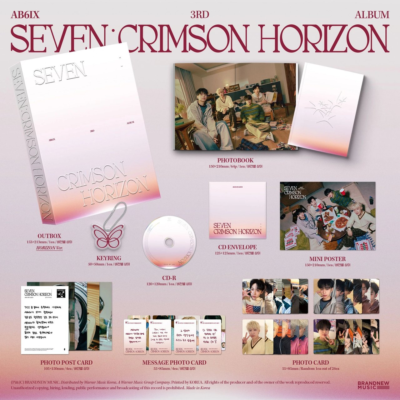 AB6IX - 3rd Album [SEVEN : CRIMSON HORIZON] PHOTOBOOK Ver. — 2