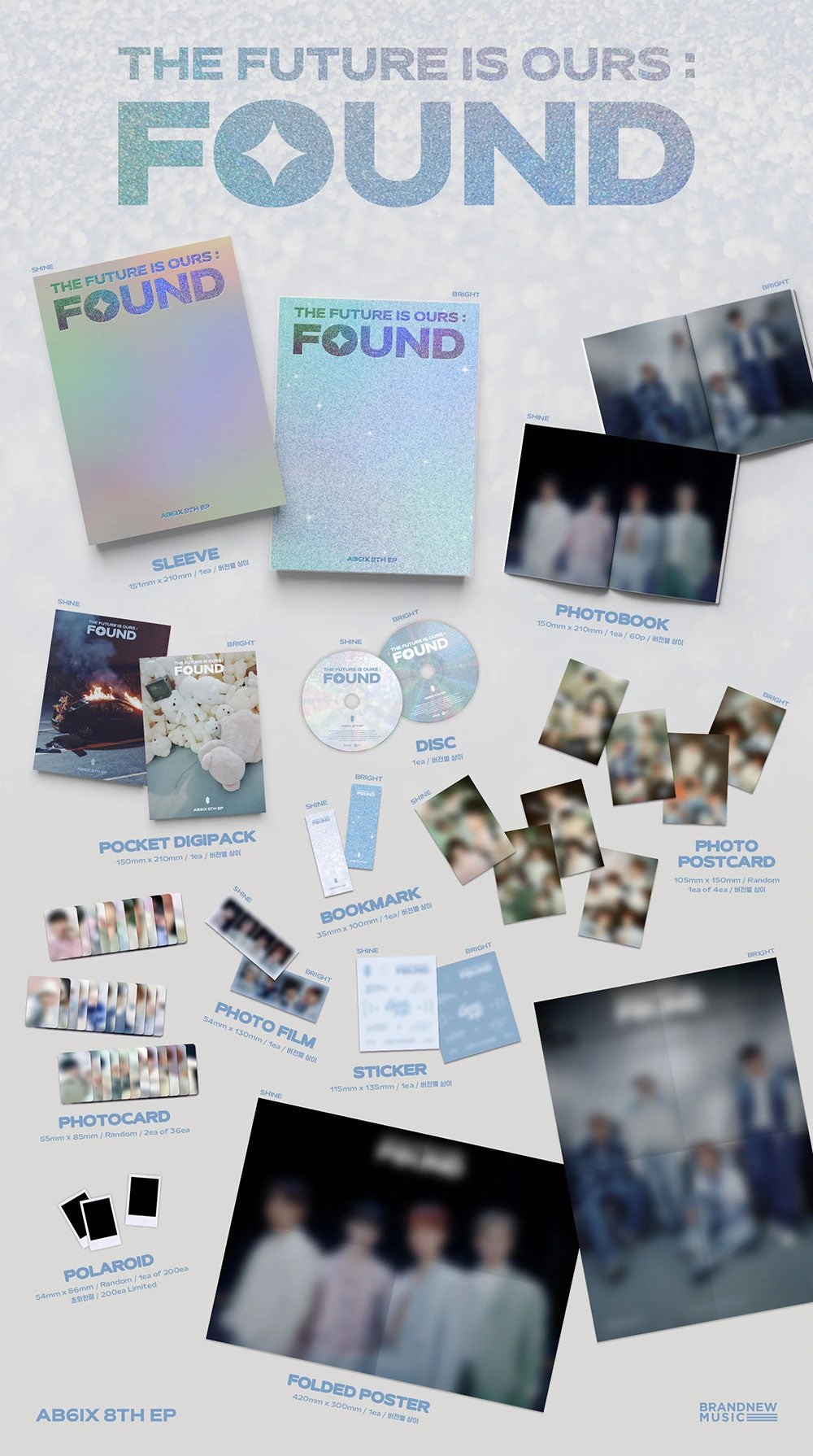 AB6IX - 8TH EP [THE FUTURE IS OURS : FOUND] PHOTOBOOK Ver. — 2
