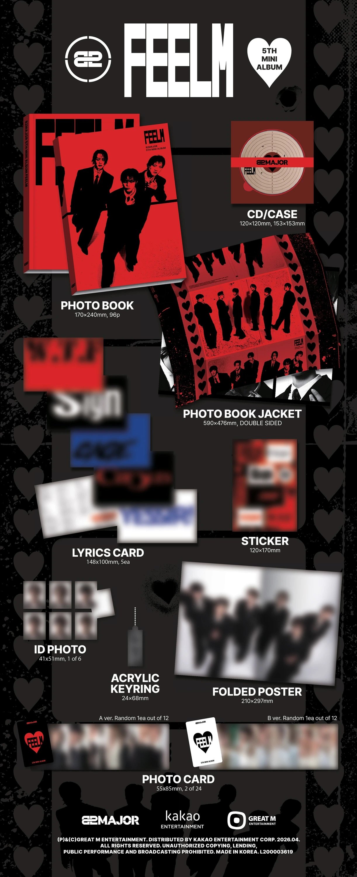82MAJOR - 5th Mini Album [FEELM] PHOTOBOOK Ver. — 2