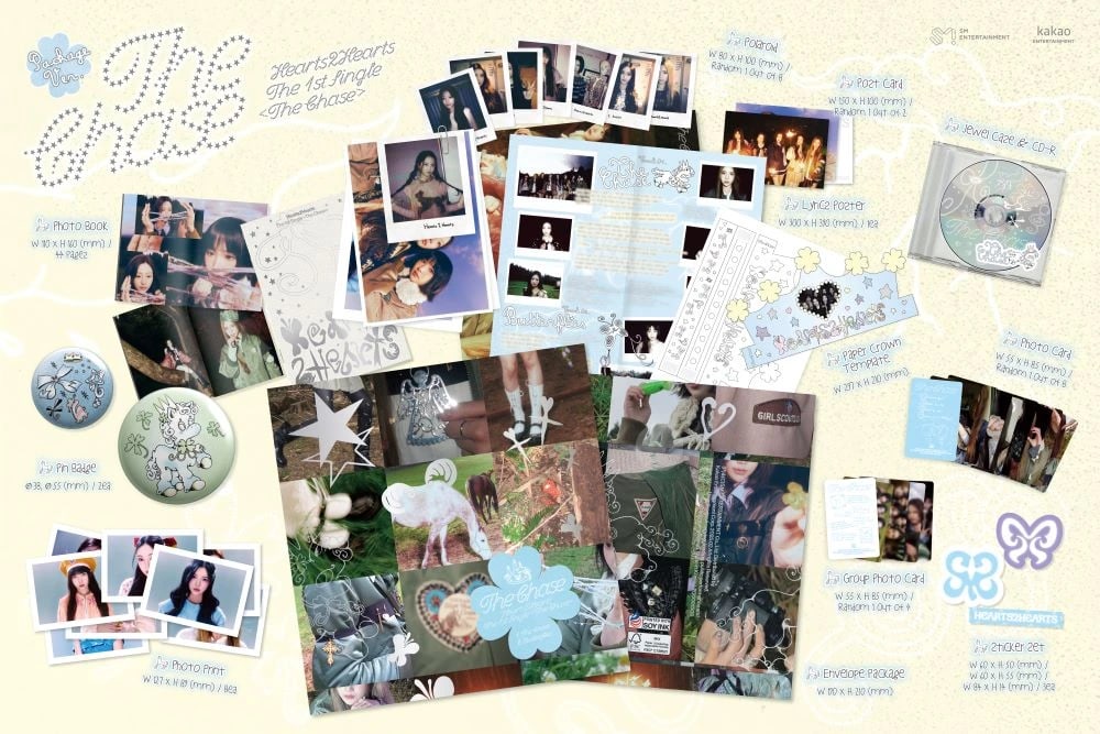 Hearts2Hearts - 1st Single Album [The Chase] Package Ver. — 2
