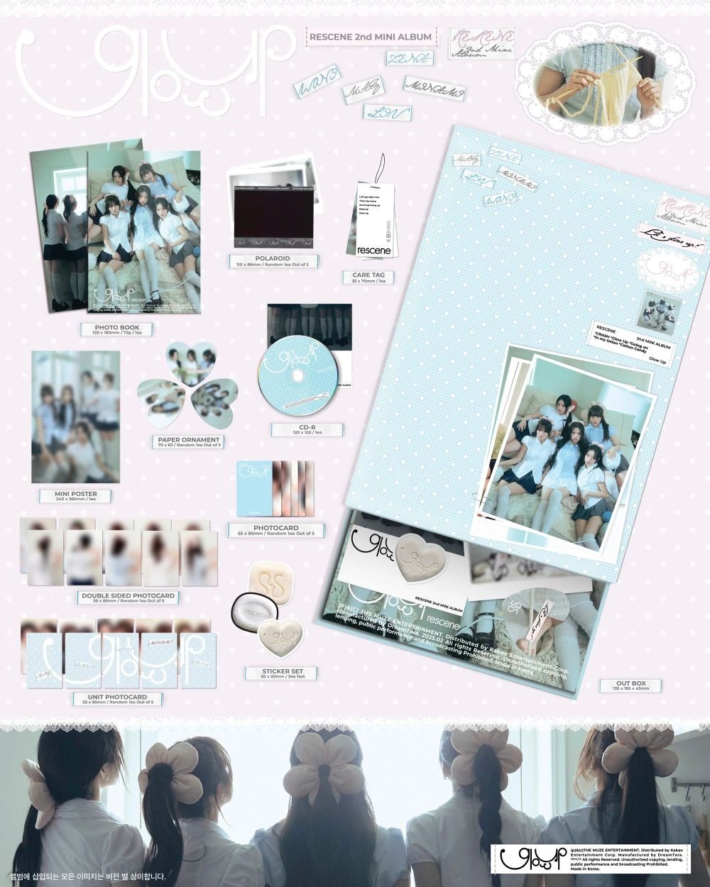 RESCENE - 2nd Mini Album [Glow Up] WE Ver. — 2