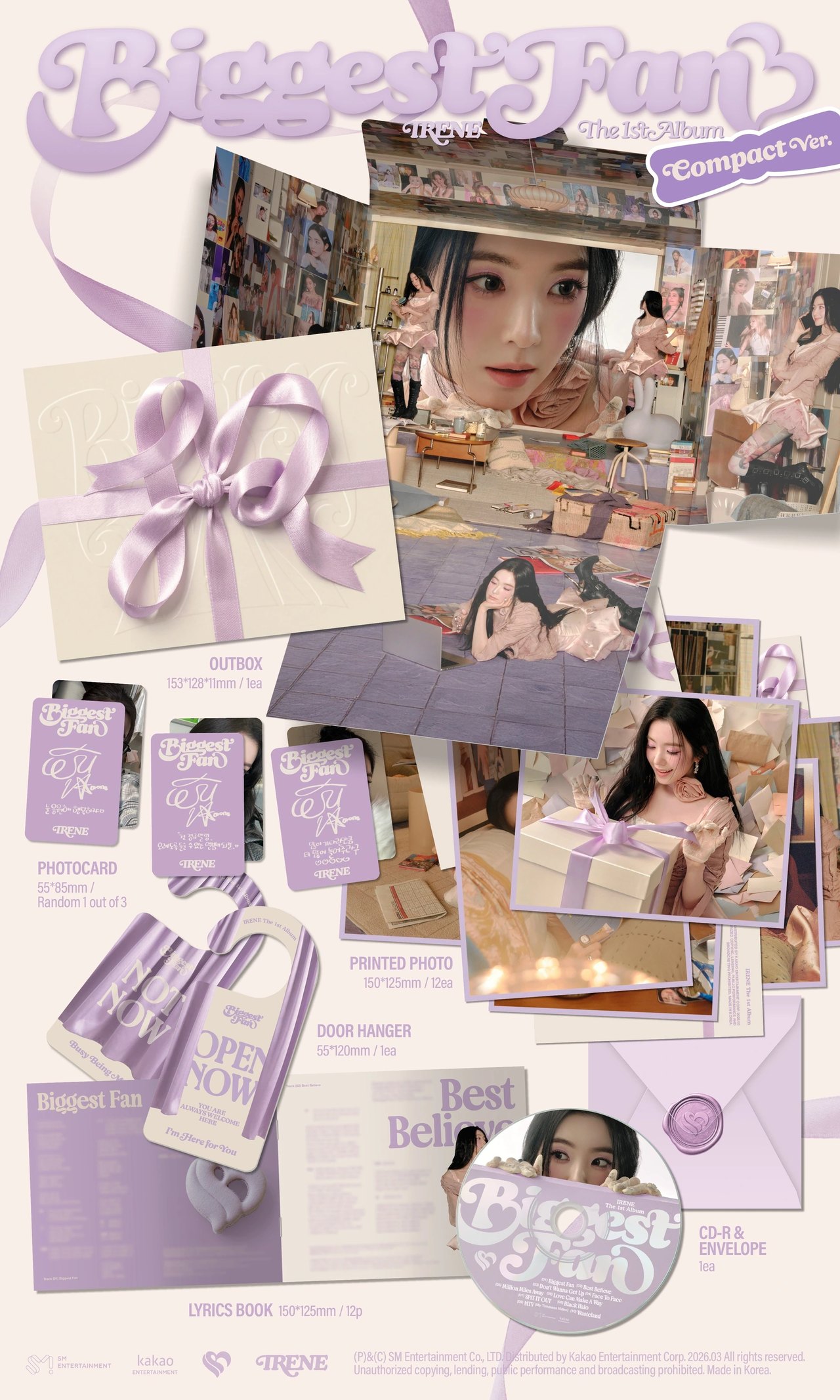 IRENE - 1st Album [Biggest Fan] Compact Ver. — 2