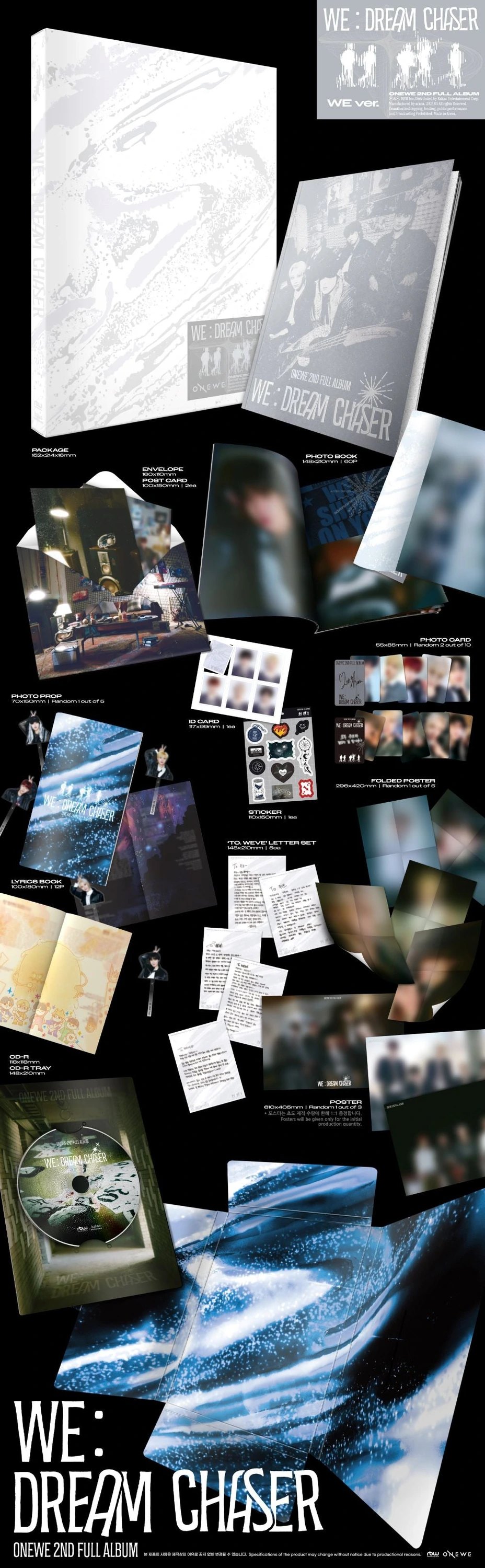 ONEWE - 2nd Full Album [WE : Dream Chaser] WE Ver. — 2