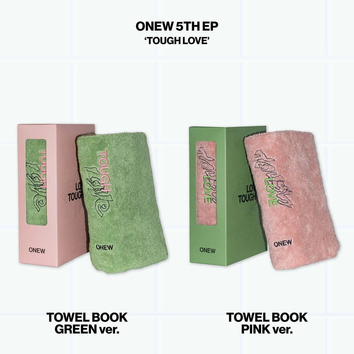 ONEW - 5th Mini Album [TOUGH LOVE] TOWEL BOOK Ver.