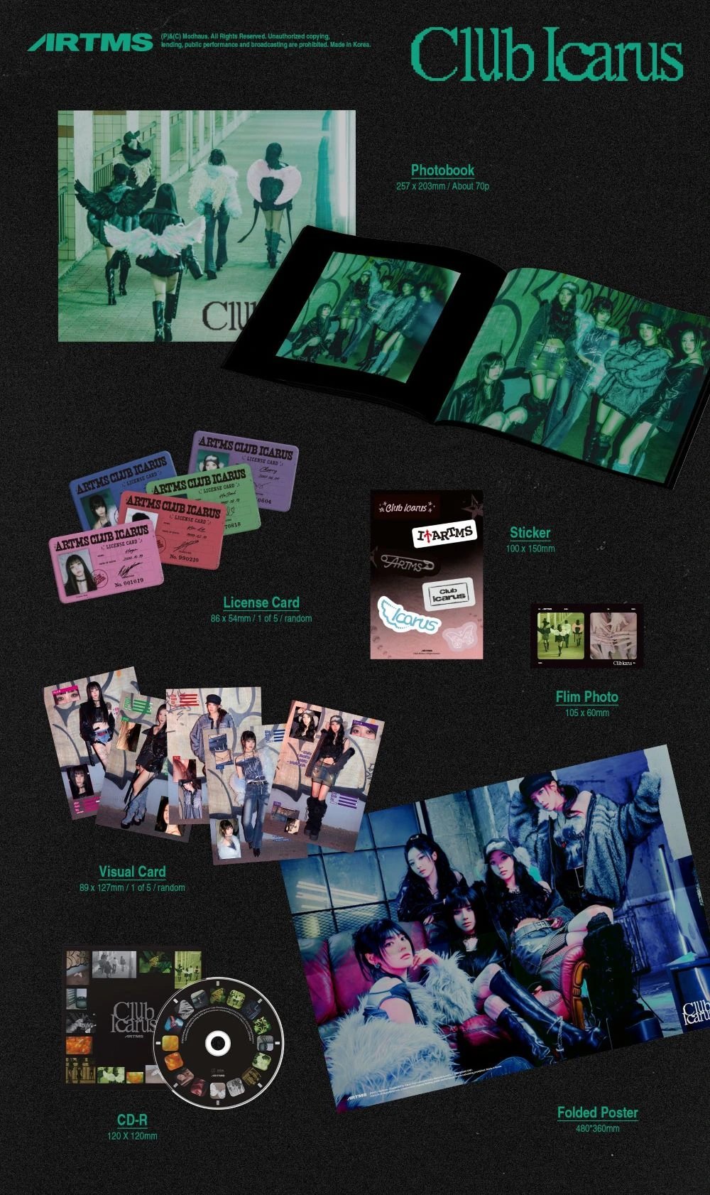 ARTMS - 1st Mini Album [Club Icarus] — 2