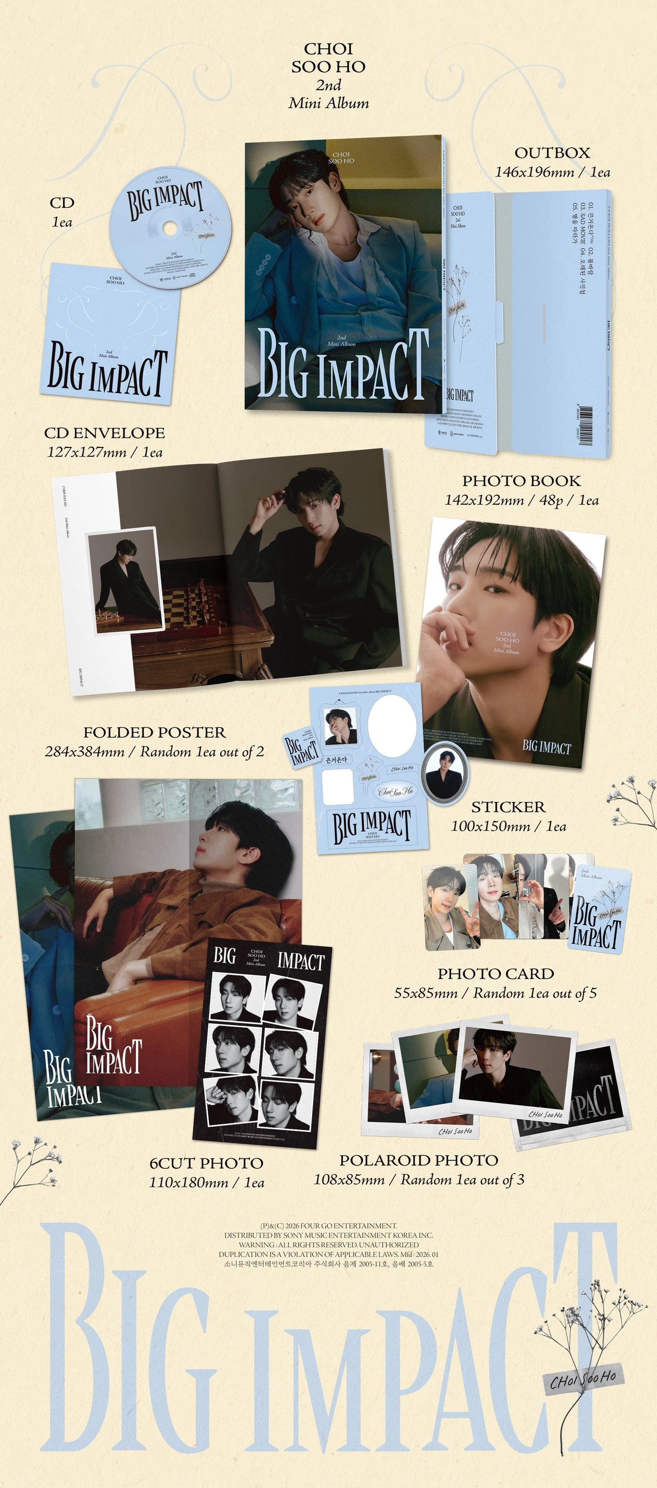 CHOI SOOHO - 2nd Mini Album [BIG IMPACT] PHOTO BOOK Ver. — 2