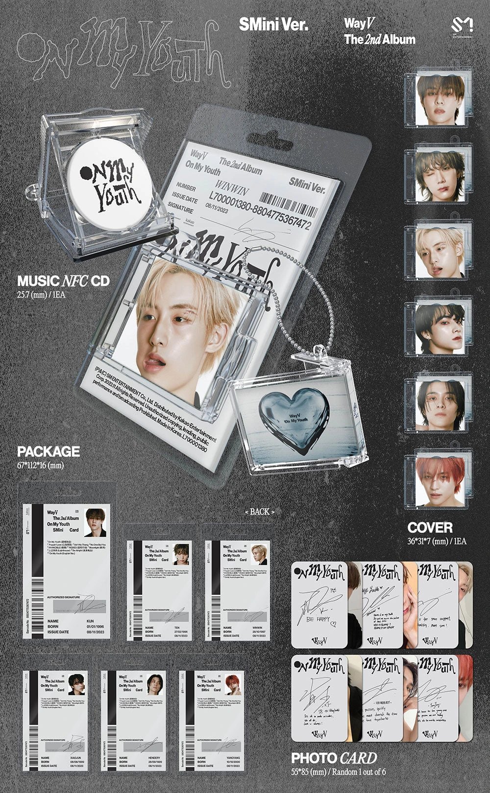 WayV - 2ND ALBUM [On My Youth] SMini Ver. — 2
