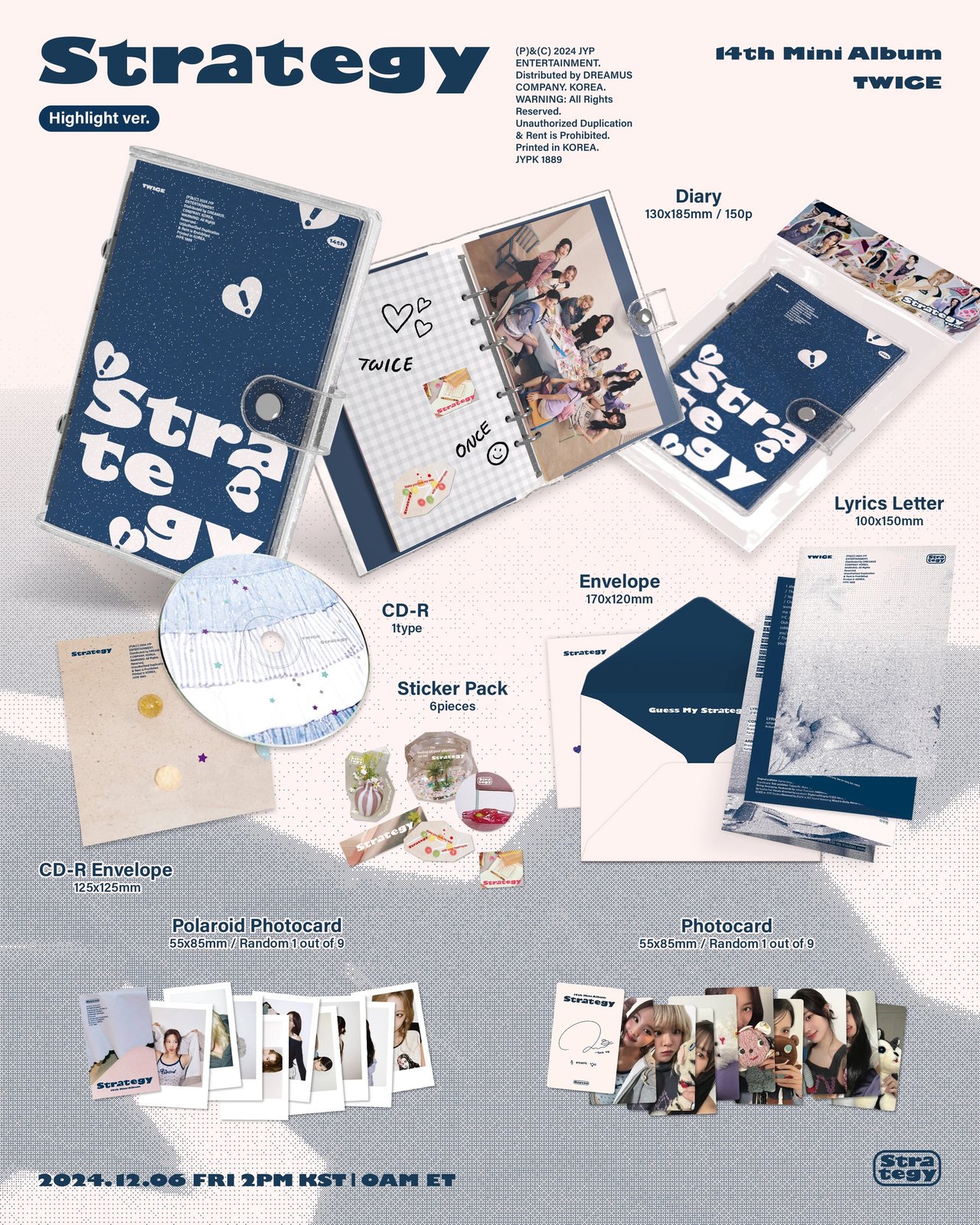 TWICE - 14th Mini Album [STRATEGY] Highlight Ver. — 2