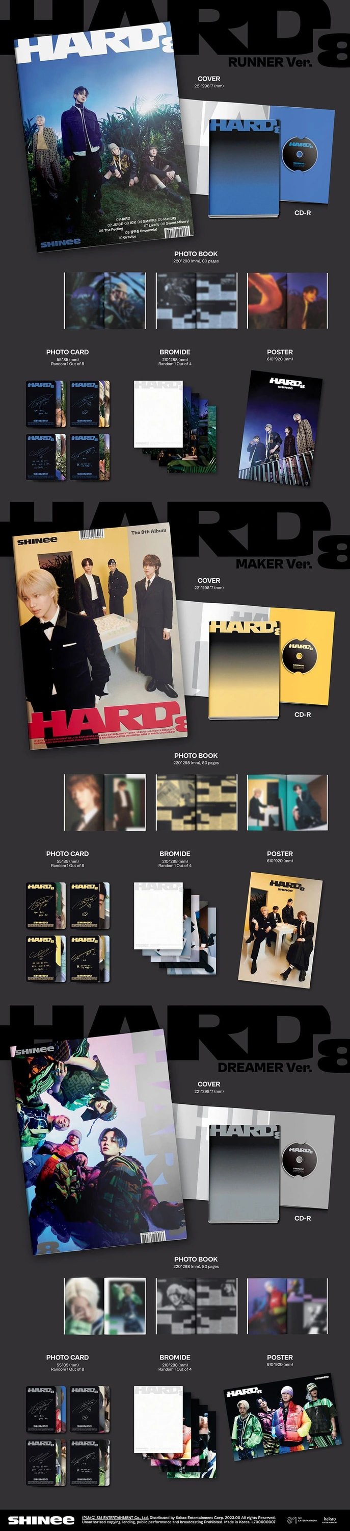 SHINee -8TH ALBUM [HARD] PHOTOBOOK Ver. — 2