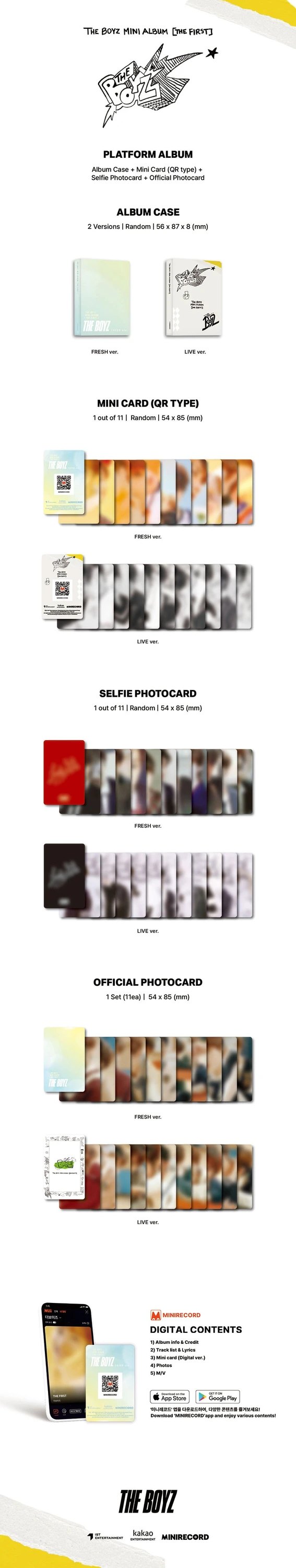 THE BOYZ - DEBUT ALBUM [THE FIRST] PLATFORM Ver. — 2