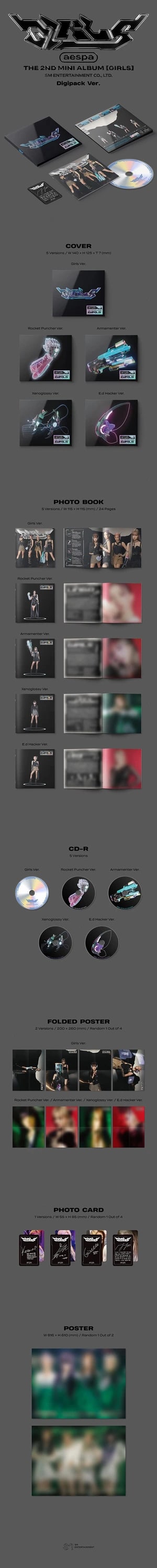 aespa - 2ND MINI ALBUM [GIRLS] DIGPACK Ver. — 2