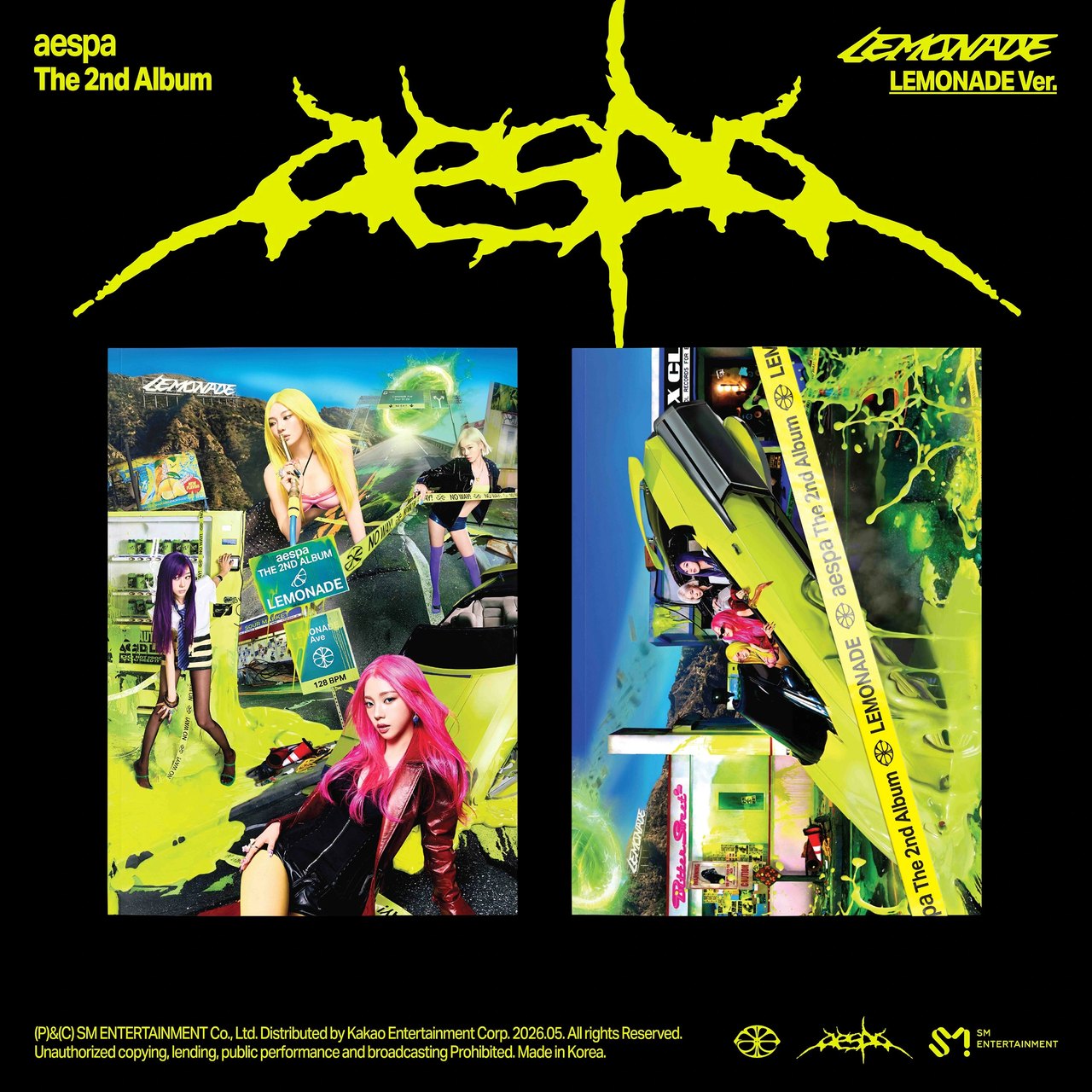 aespa - 2nd Album [LEMONADE] LEMONADE Ver.