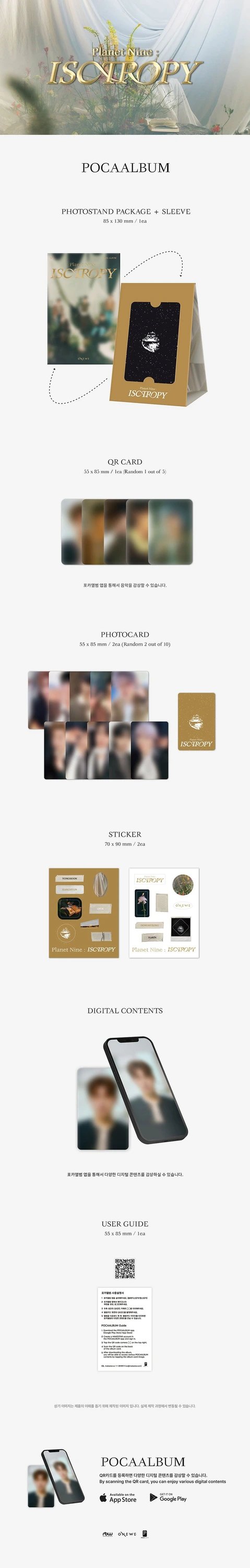 ONEWE - 3RD MINI ALBUM [Planet Nine : ISOTROPY] POCAALBUM — 2