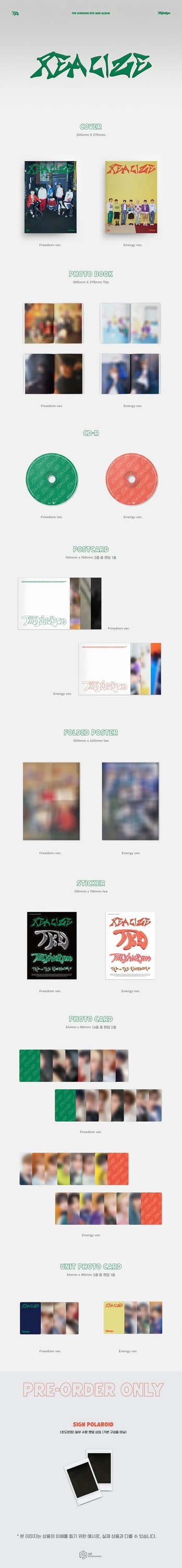 THE KINGDOM - 8TH MINI ALBUM [REALIZE] — 2