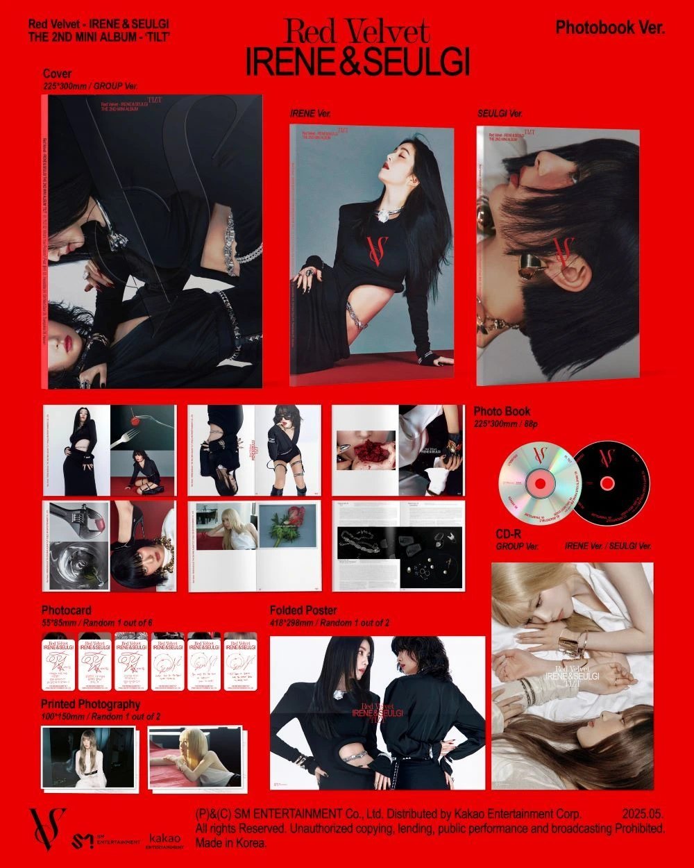 IRENE & SEULGI (Red Velvet) - 2nd Mini Album [TILT] Photo Book Ver. — 2