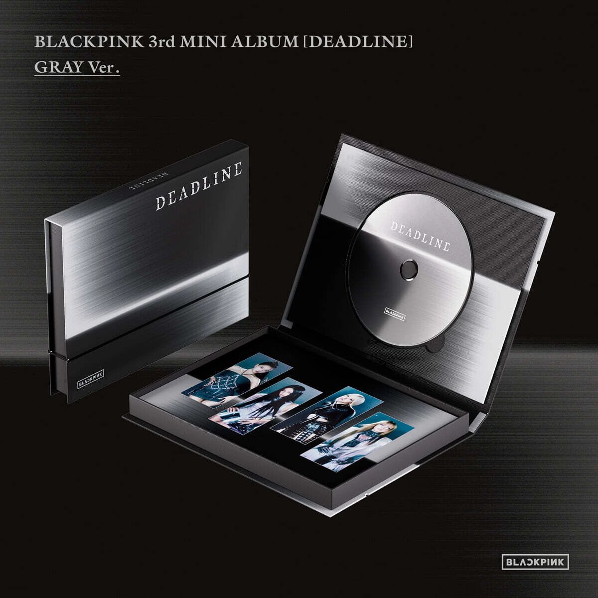 BLACKPINK - 3rd Mini Album [DEADLINE] GRAY Ver.