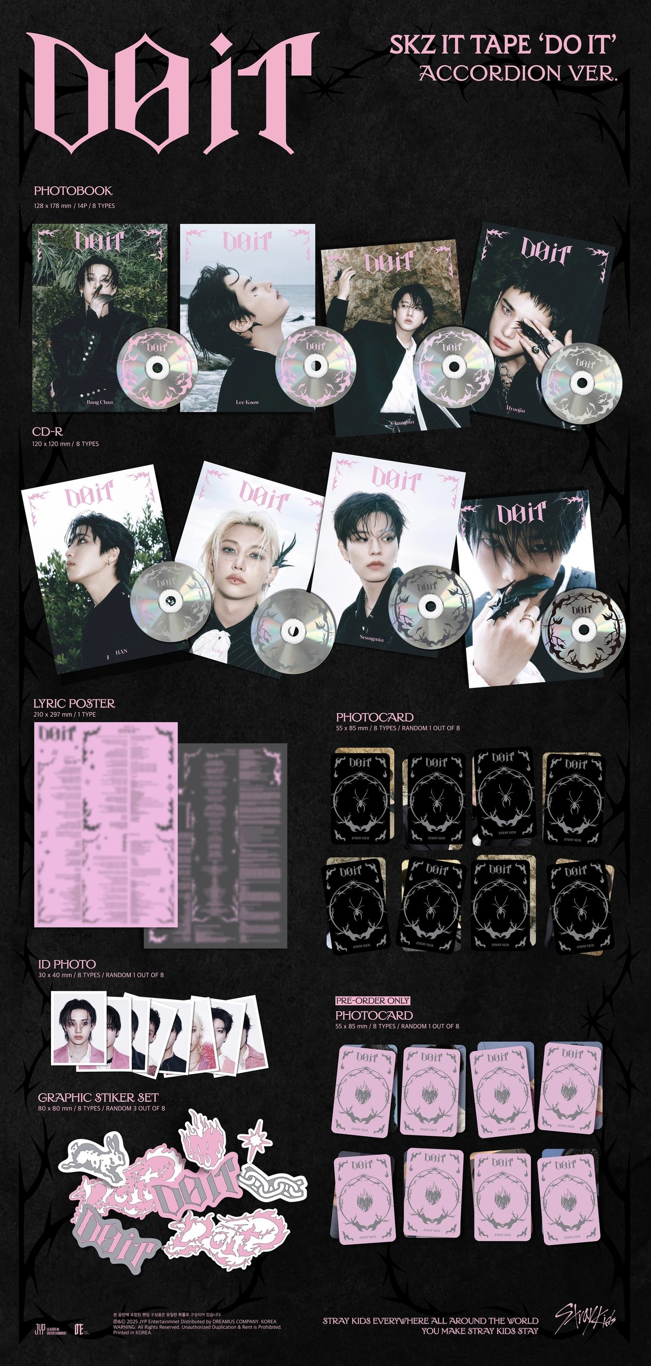 Stray Kids - SKZ IT TAPE [DO IT] ACCORDION Ver. — 2
