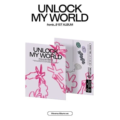 fromis_9 - 1ST ALBUM [UNLOCK MY WORLD] WEVERSE ALBUMS Ver.