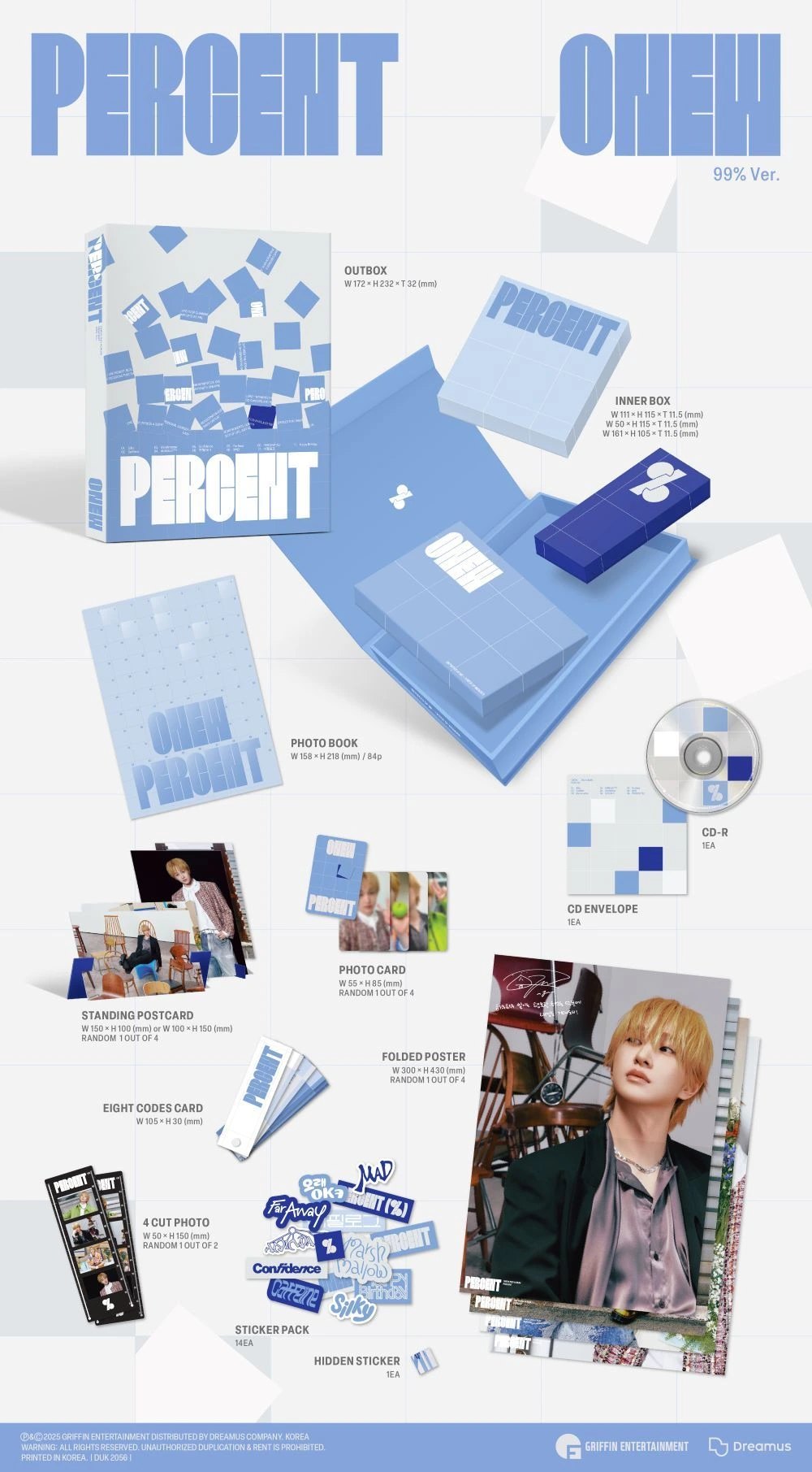 ONEW - 2nd Album [PERCENT] Photobook Ver. — 2