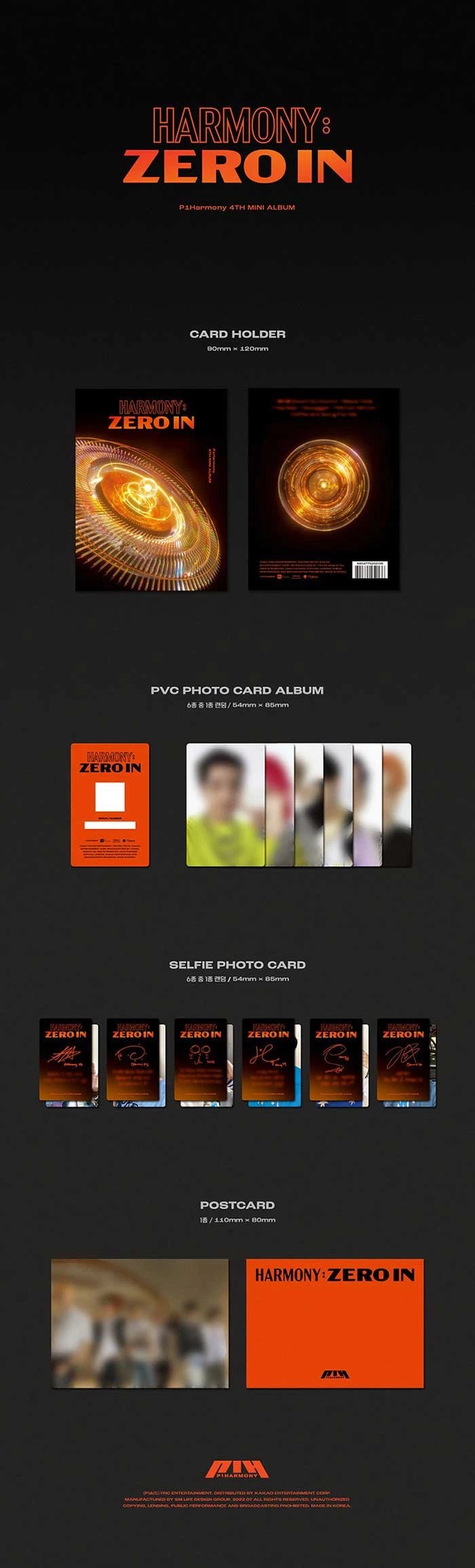 P1Harmony - HARMONY : ZERO IN [4th MINI ALBUM] Platform Ver. — 2