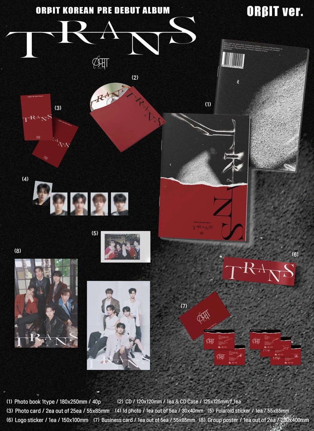 ORβIT - 4th Mini Album [TRANS Magazine] ORβIT Ver. — 2