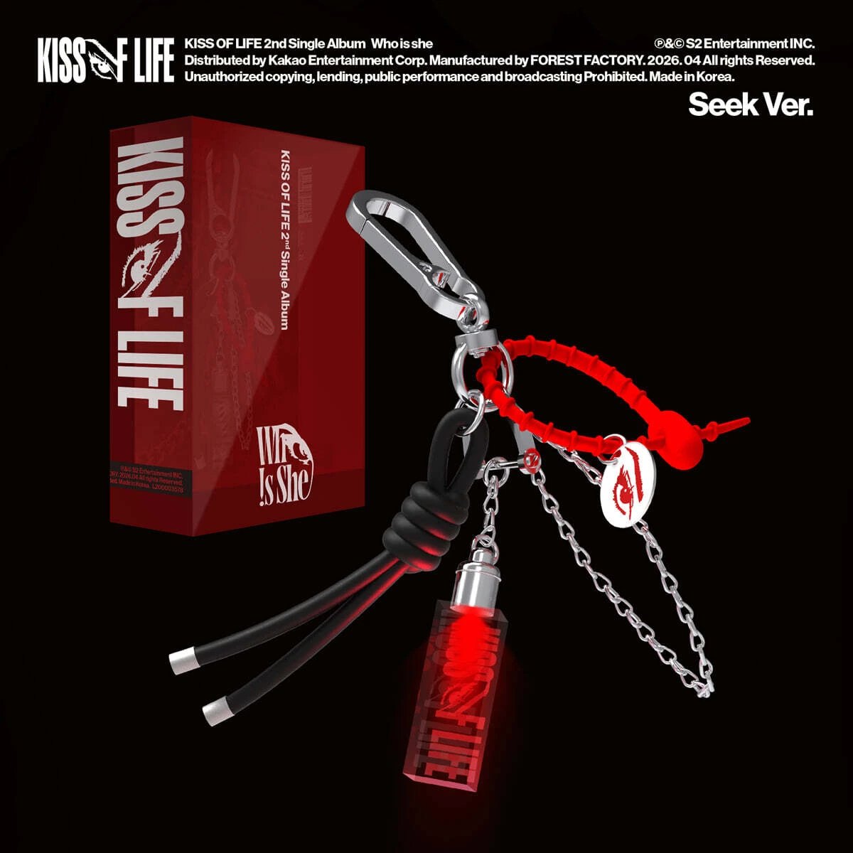 KISS OF LIFE - 2nd Single Album [Who is she] Seek Ver.