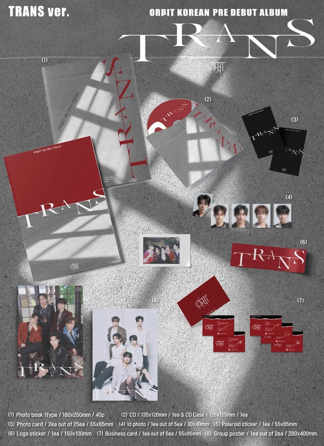 ORβIT - 4th Mini Album [TRANS Magazine] TRANS Ver. — 2