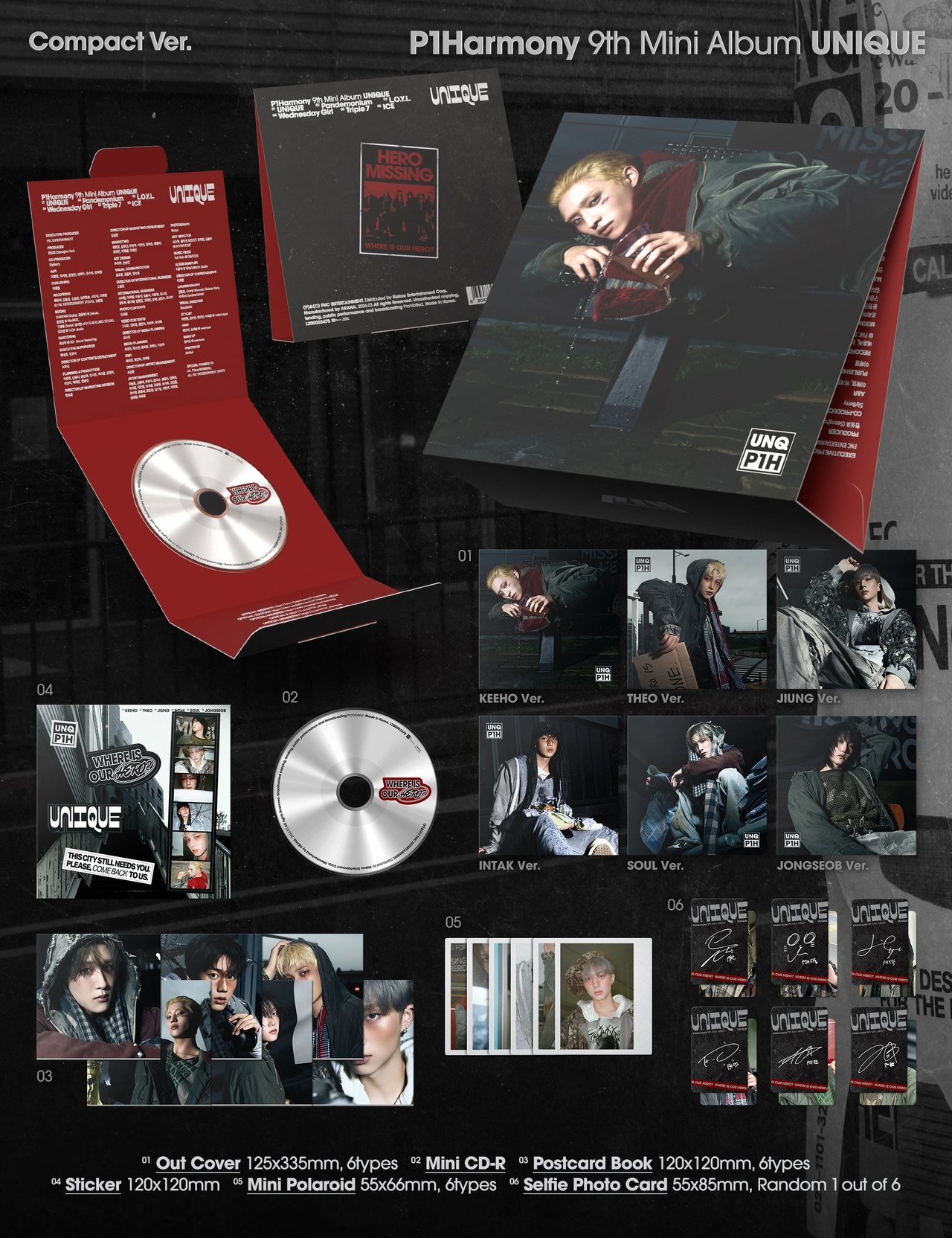 P1Harmony - 9th Mini Album [UNIQUE] Compact Ver. — 2