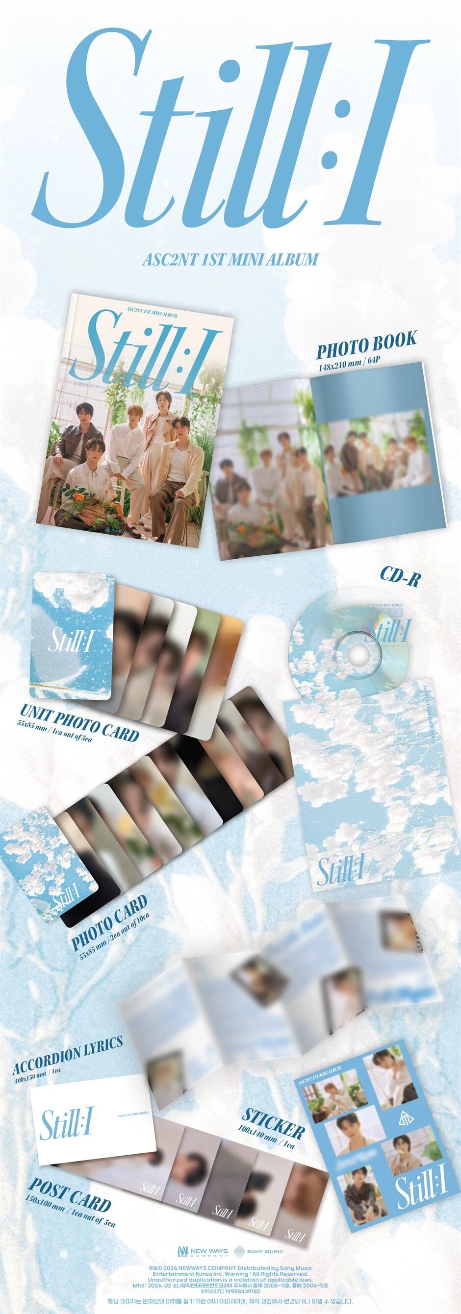 ASC2NT - 1st Mini Album [STILL : I] — 2