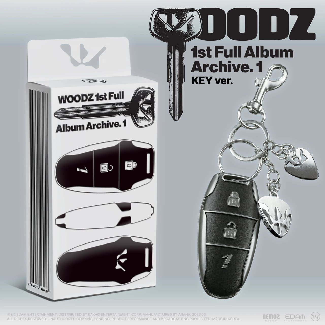 WOODZ - 1st Full Album [Archive. 1] Key Ver.