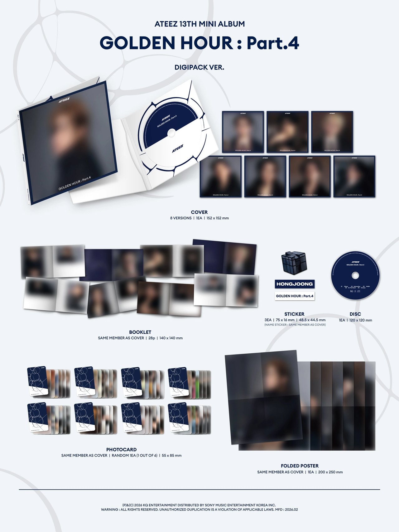 ATEEZ - [GOLDEN HOUR : Part.4] DIGIPACK Ver. — 2