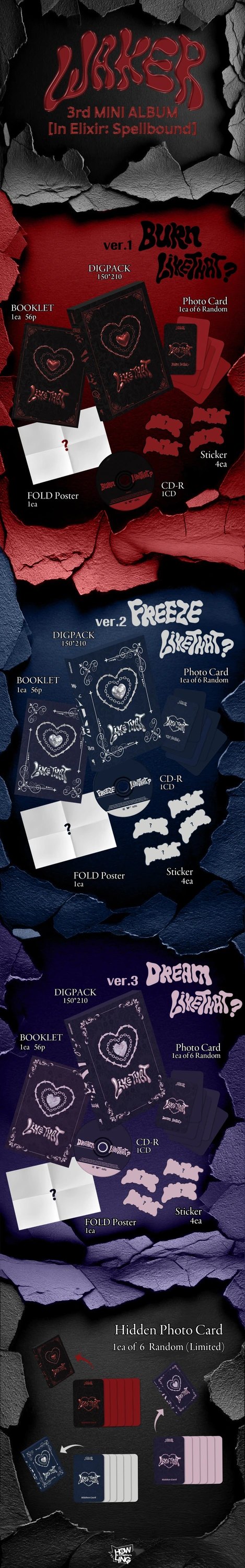WAKER - 3rd Mini Album [In Elixir: Spellbound] — 2