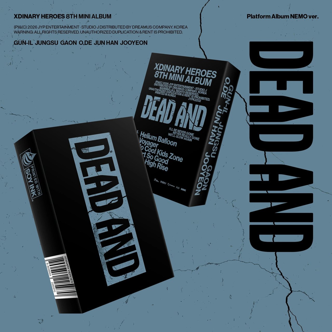 Xdinary-Heroes - 8th Mini Album [DEAD AND] Platform Album NEMO Ver.